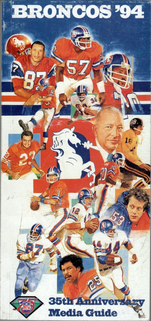 1994 Denver Broncos media guide