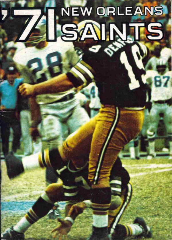 1971 New Orleans Saints media guide