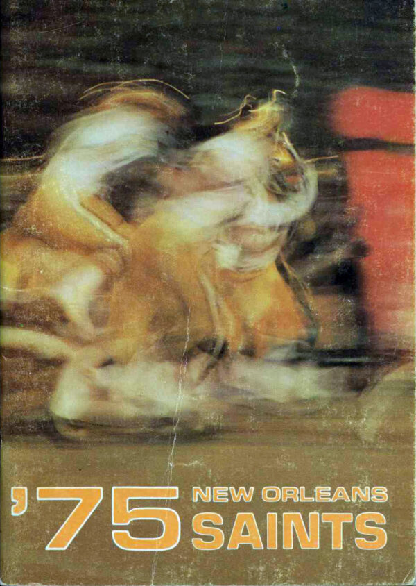 1975 New Orleans Saints media guide