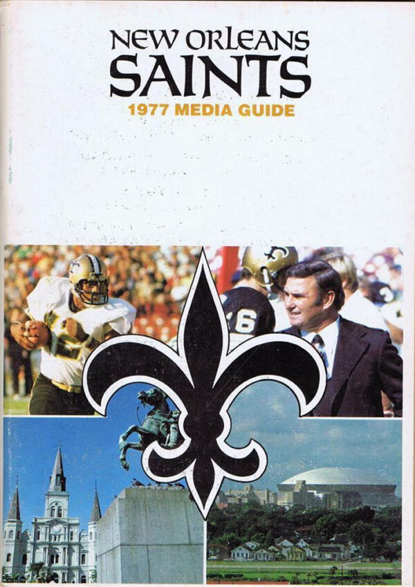 1977 New Orleans Saints media guide