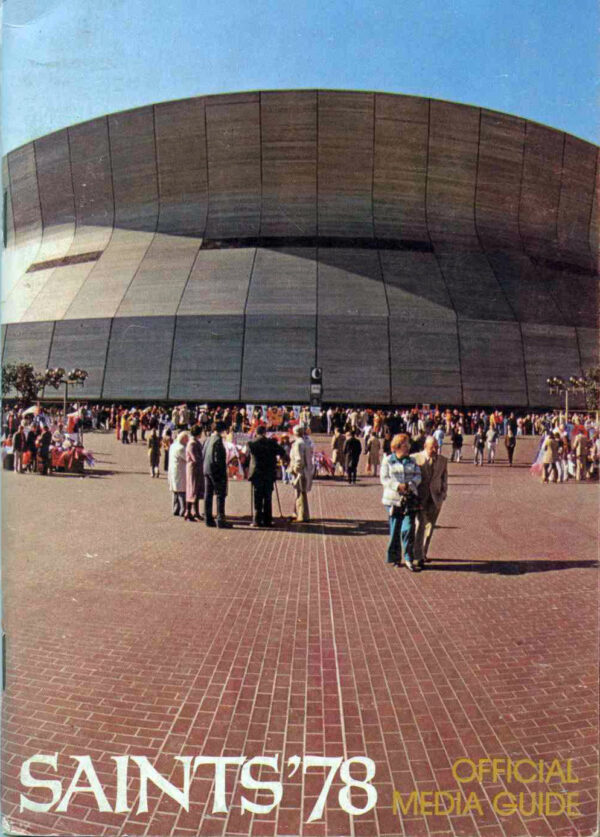 1978 New Orleans Saints media guide
