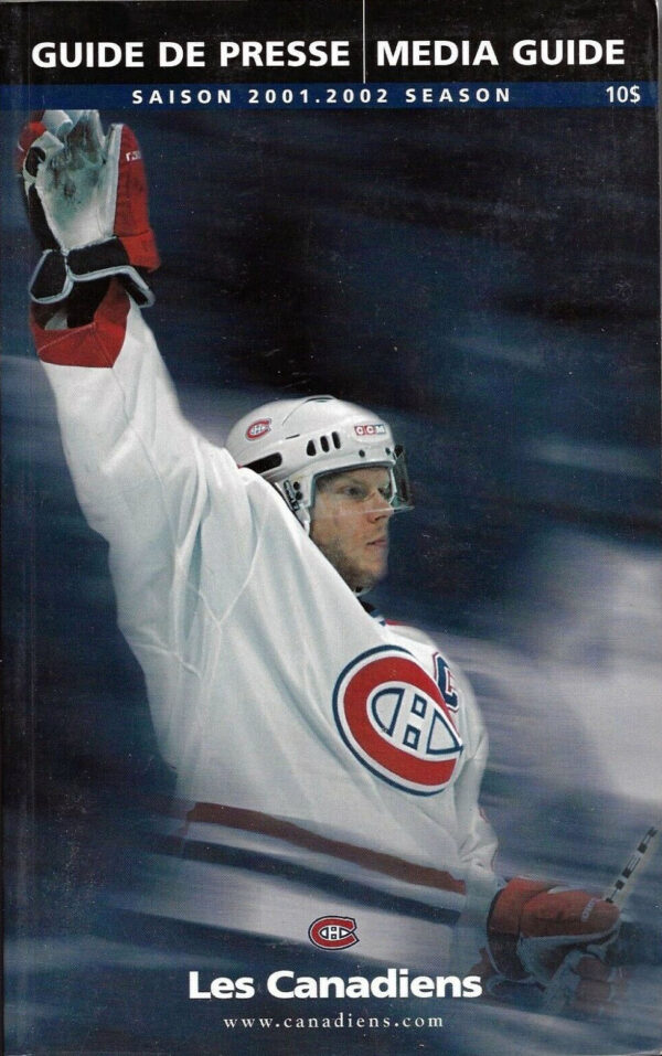 2001-02 Montreal Canadiens media guides