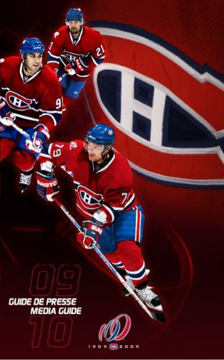 2009-10 Montreal Canadiens media guides