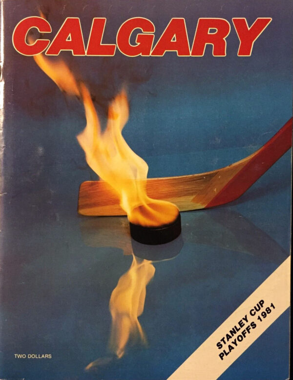 1981 Calgary Flames playoff program