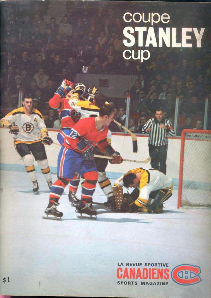 1969 Montreal Canadiens playoff program
