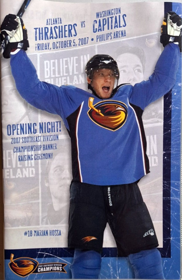 2007-08 Atlanta Thrashers program