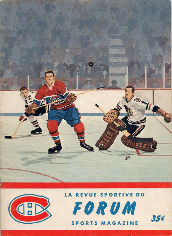 1961-62 Montreal Canadiens program