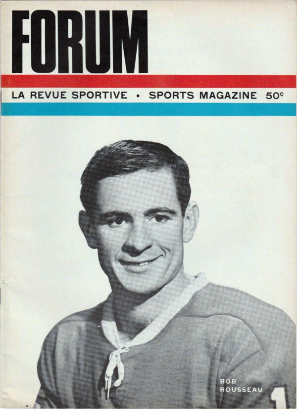 1965-66 Montreal Canadiens program