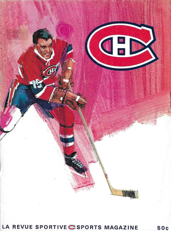 1967-68 Montreal Canadiens program