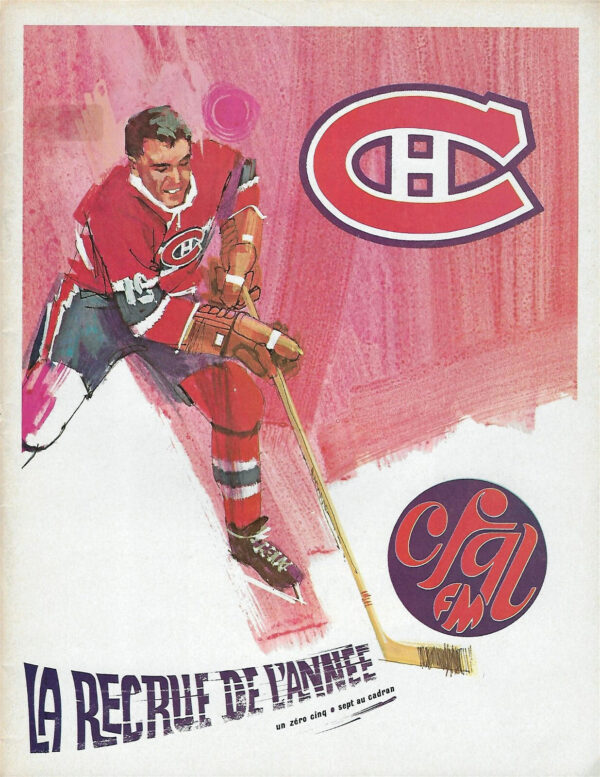 1968-69 Montreal Canadiens program