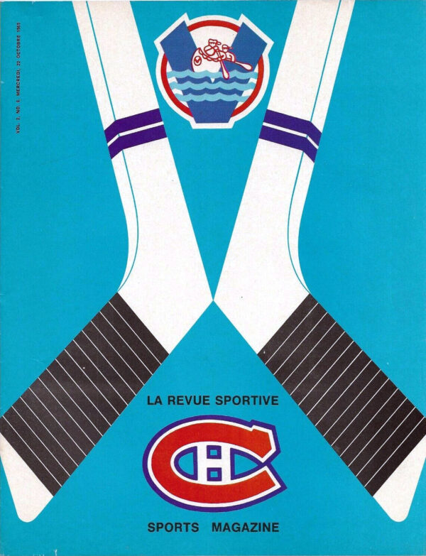 1969-70 Montreal Canadiens program