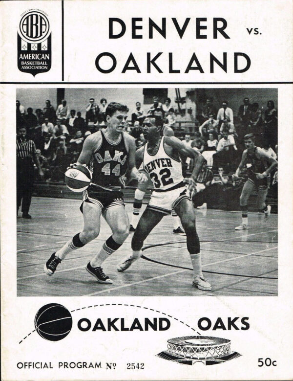 1967-68 Oakland Oaks program