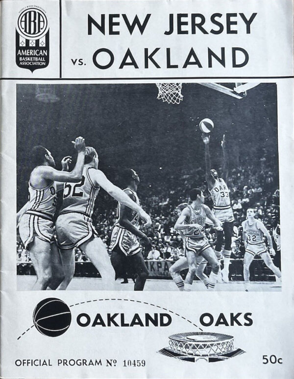 1967-68 Oakland Oaks program
