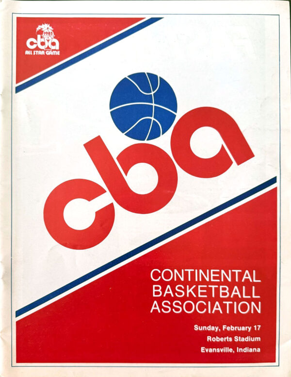 1985 Continental Basketball Association (CBA) All-Star Game program