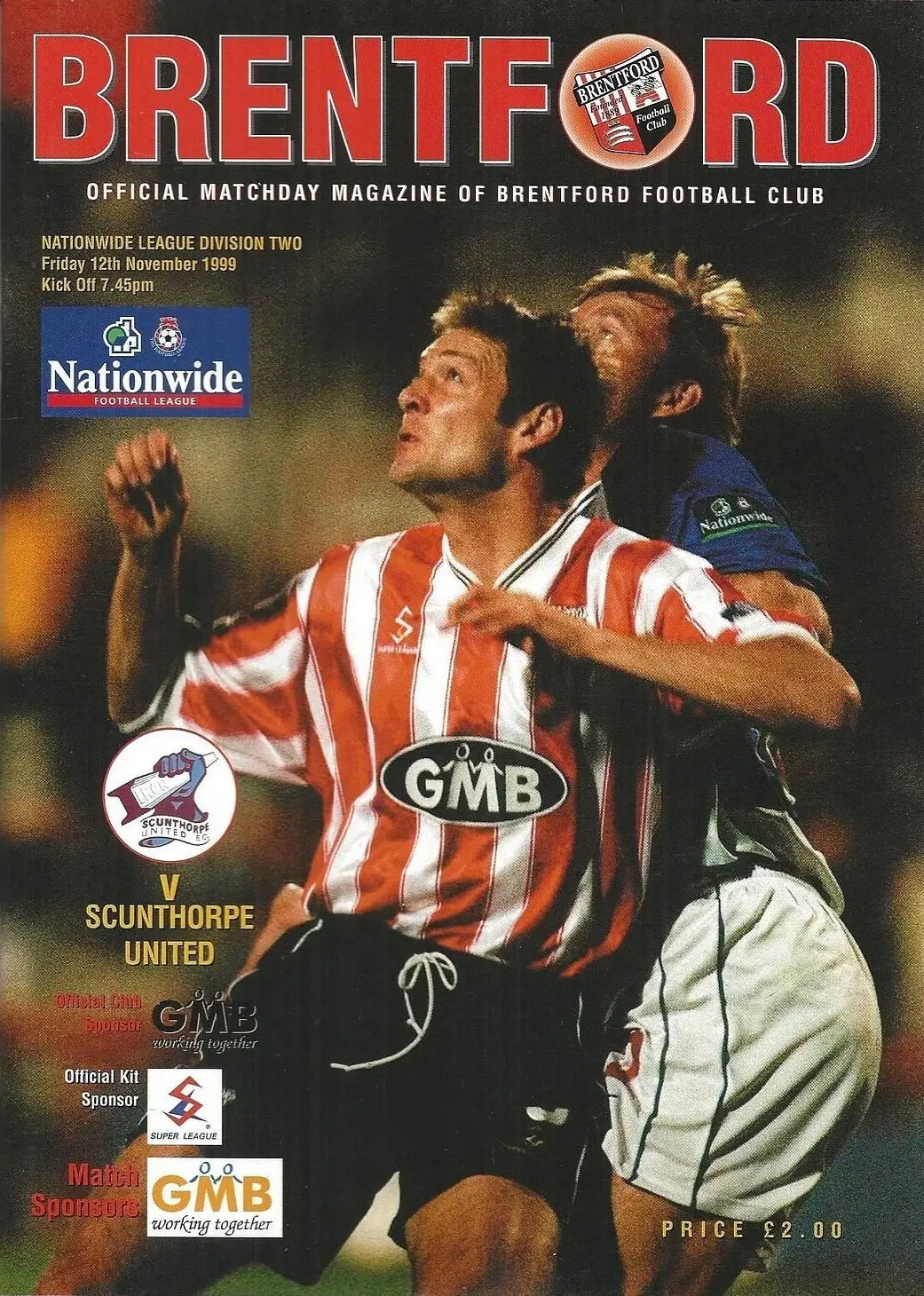 Brentford vs. Scunthorpe United (November 12, 1999)