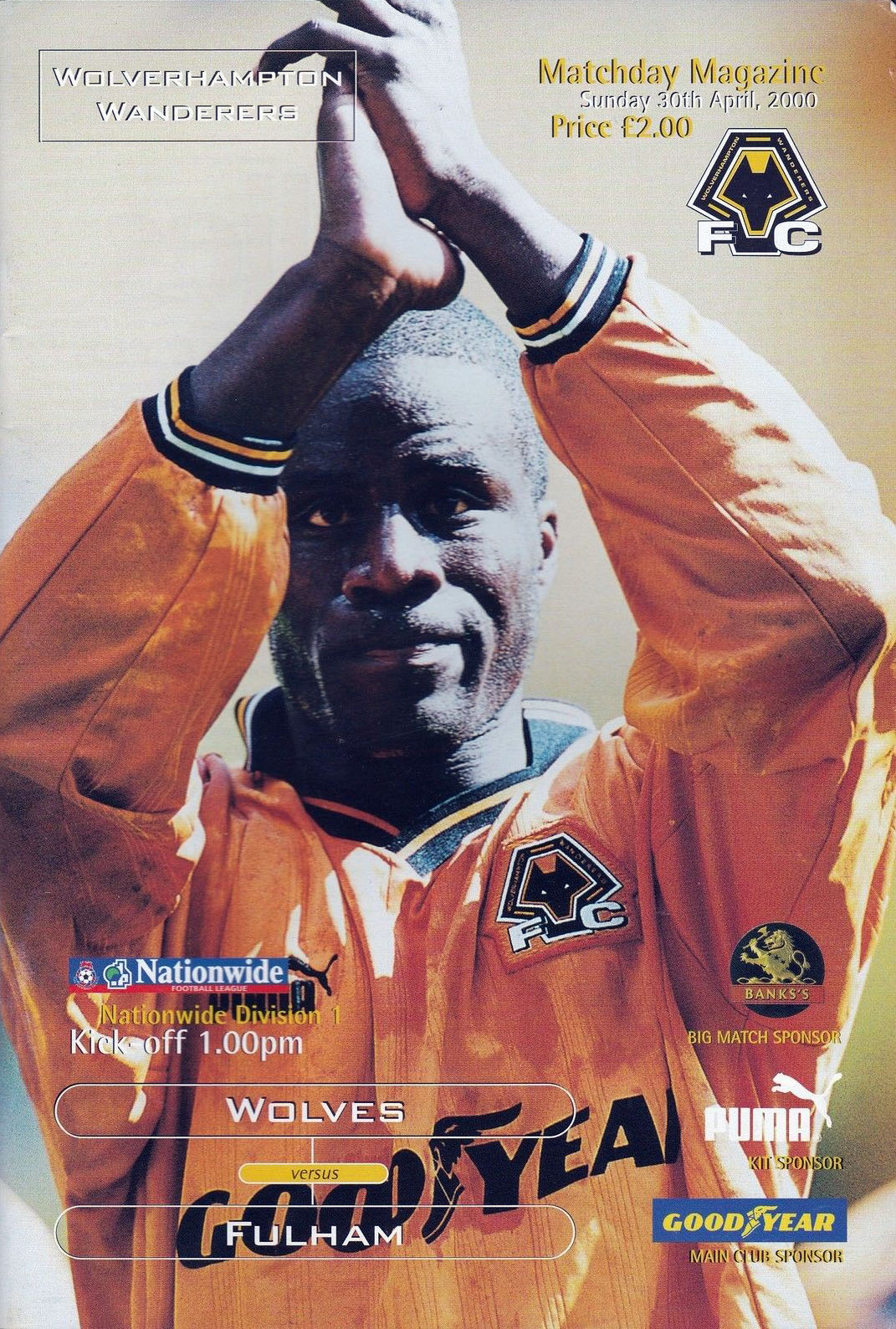Wolverhampton Wanderers vs. Fulham (April 30, 2000)