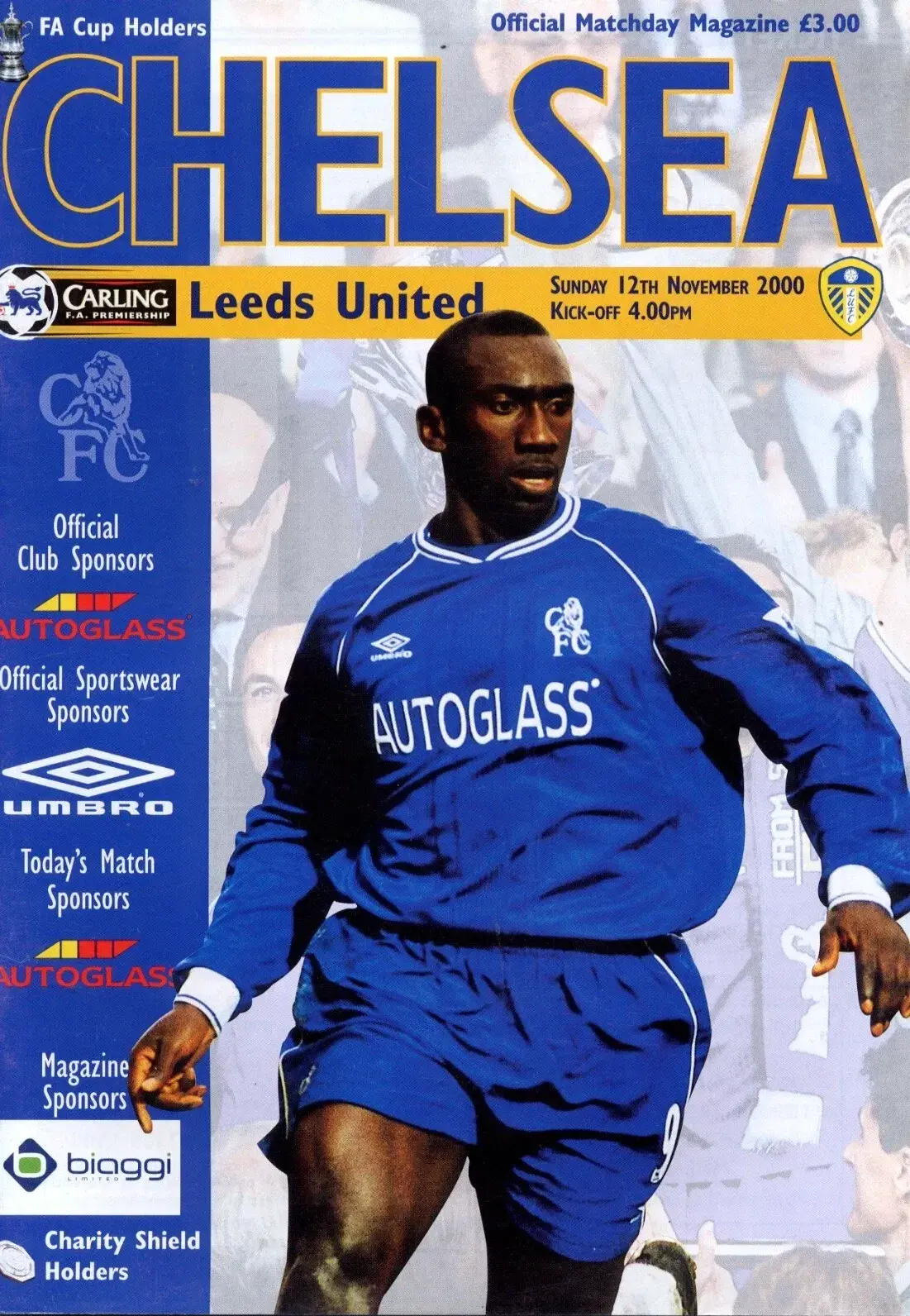 Chelsea vs. Leeds United (November 12, 2000)