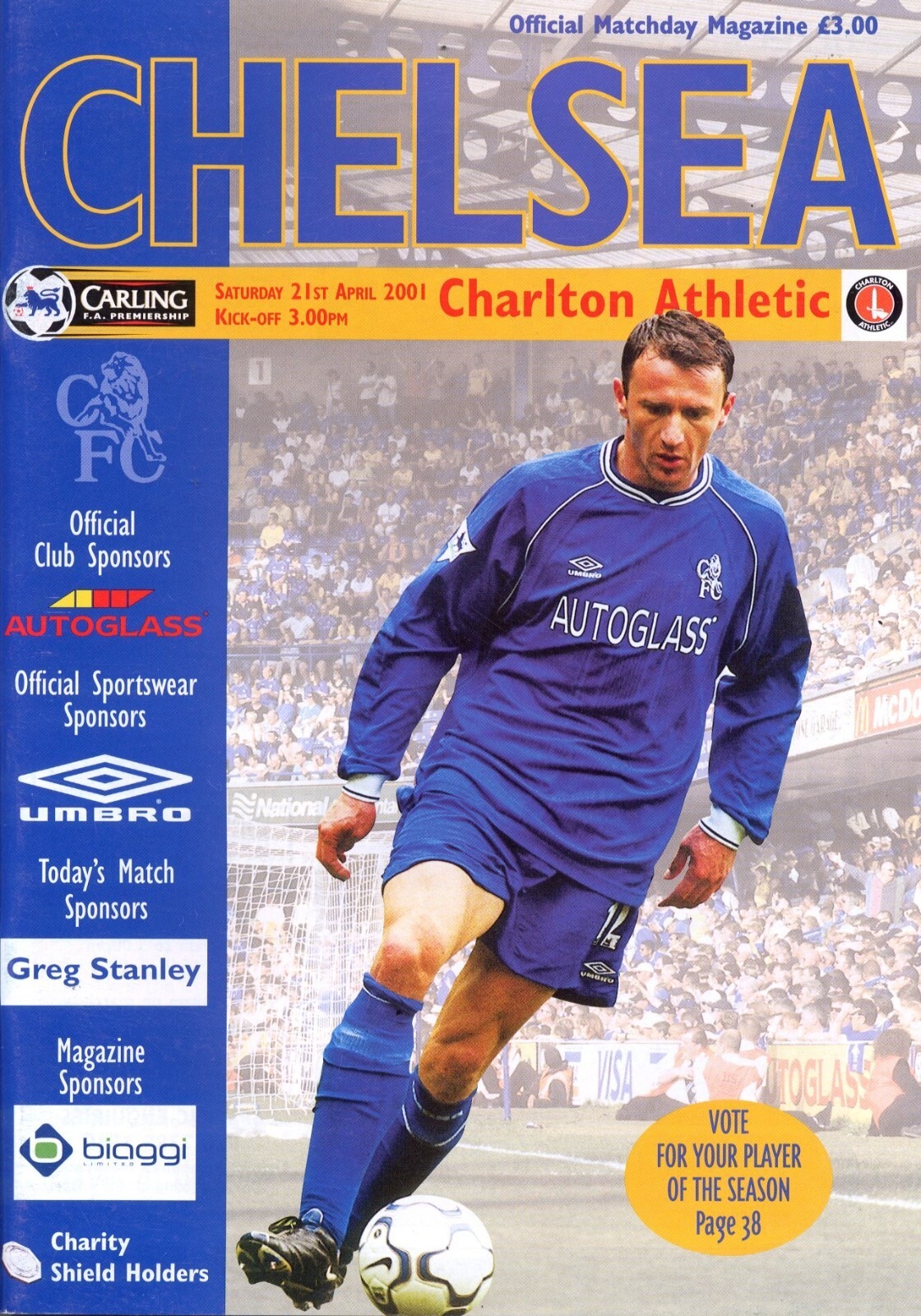 Chelsea vs. Charlton Athletic (April 21, 2001)
