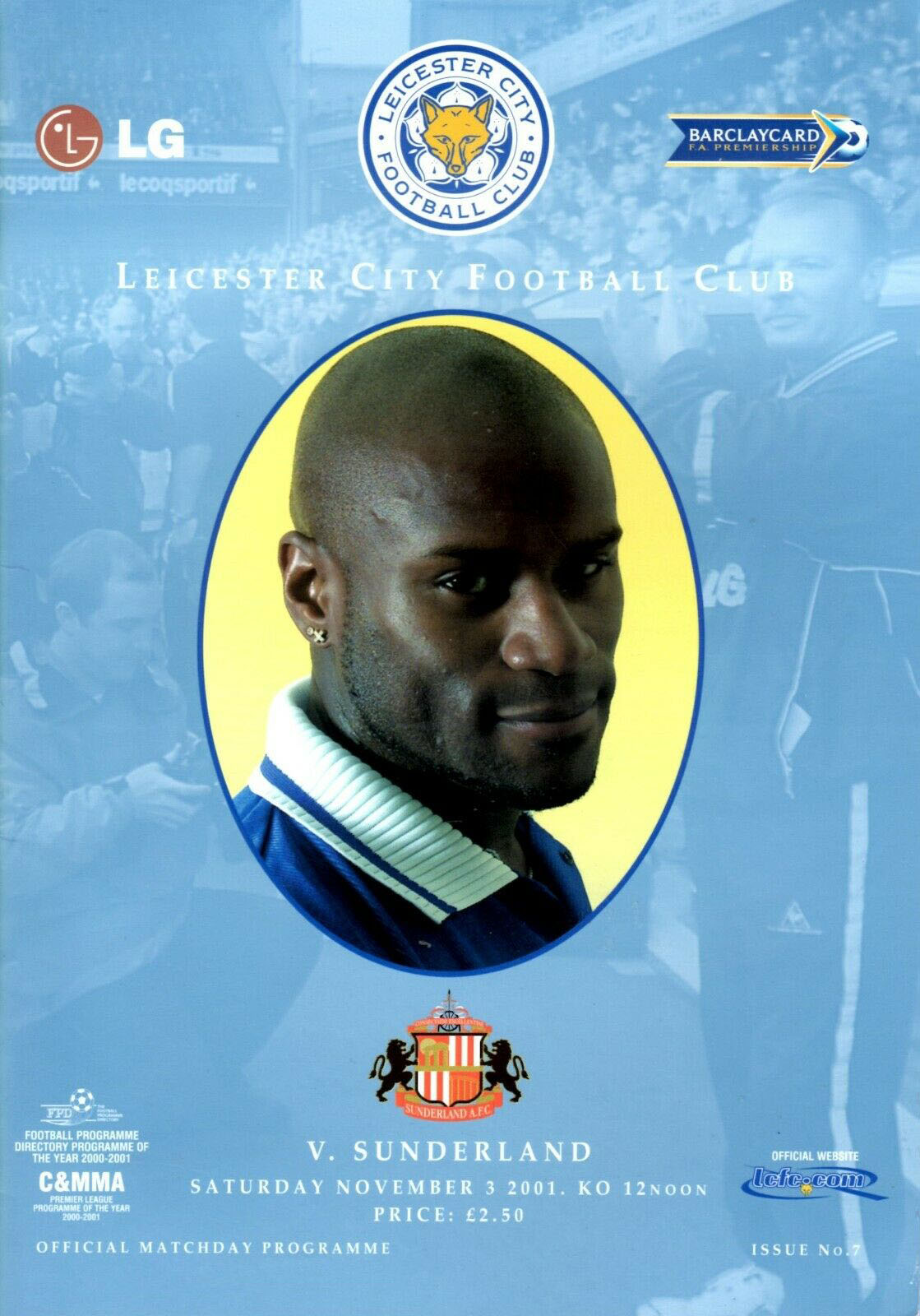 Leicester City vs. Sunderland (November 3, 2001)
