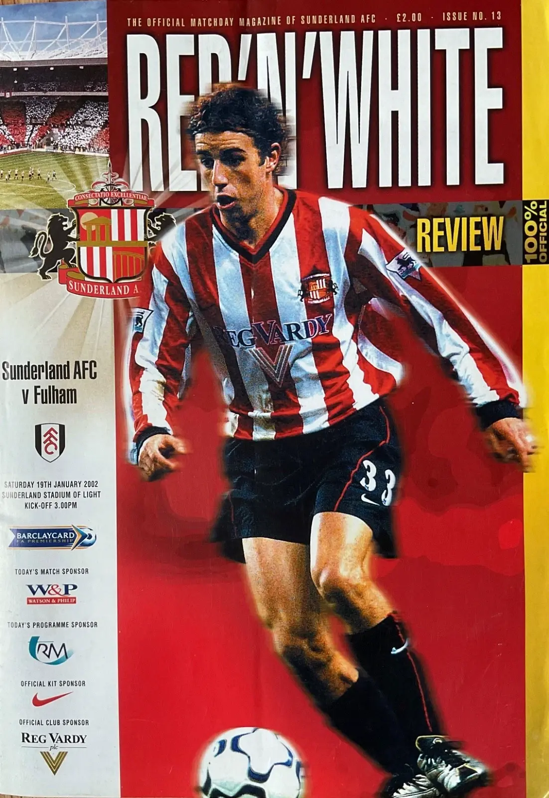 Sunderland vs. Fulham (January 19, 2002)