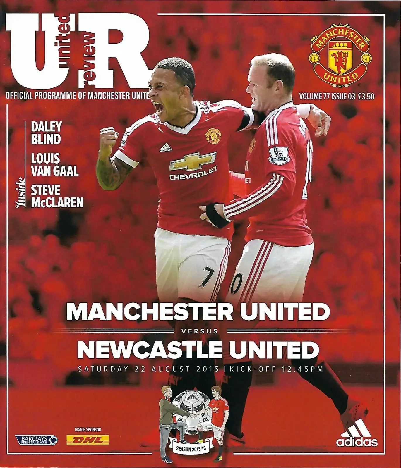 Manchester United vs. Newcastle United (August 22, 2015)