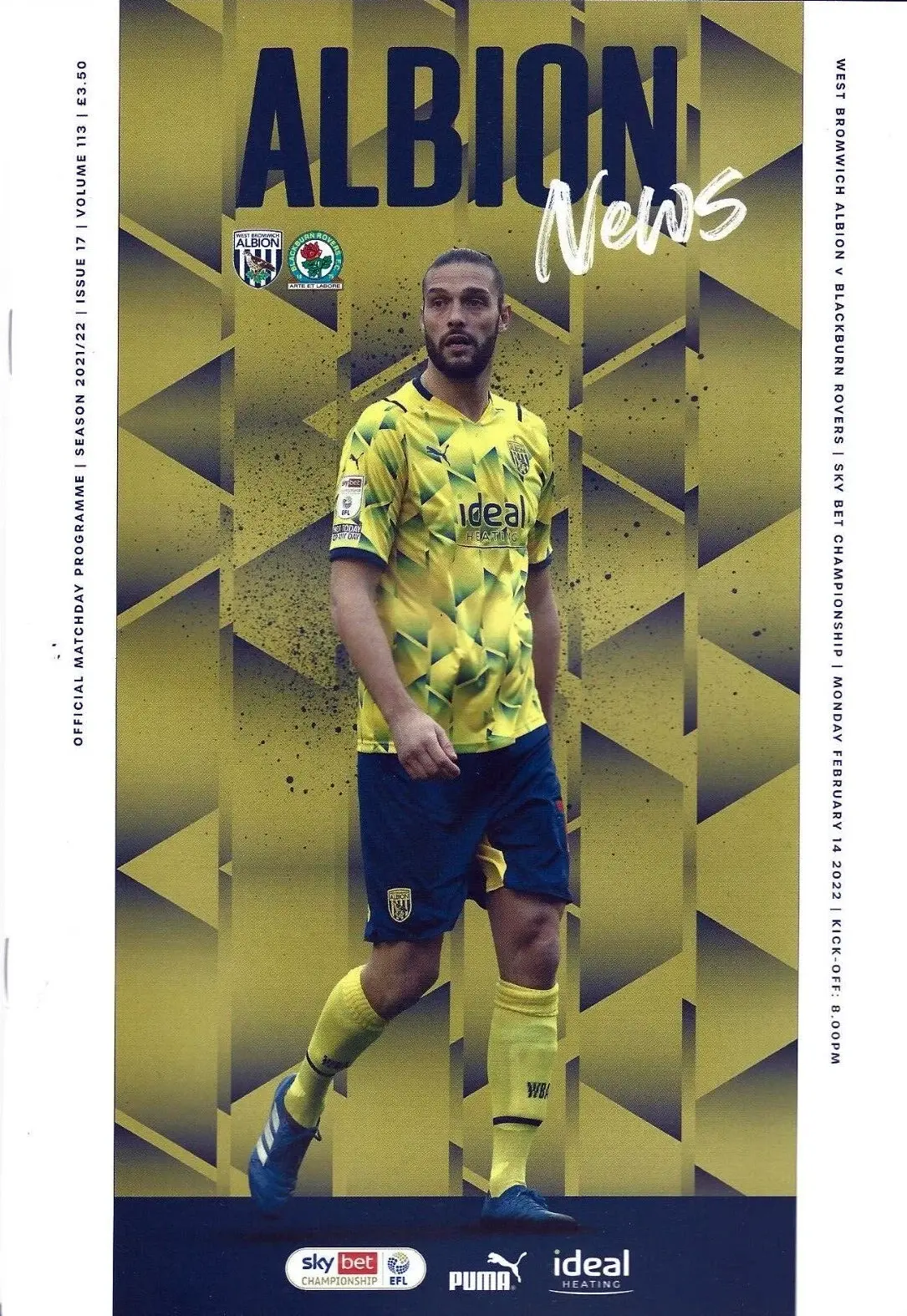 West Bromwich Albion vs. Blackburn Rovers (February 14, 2022)