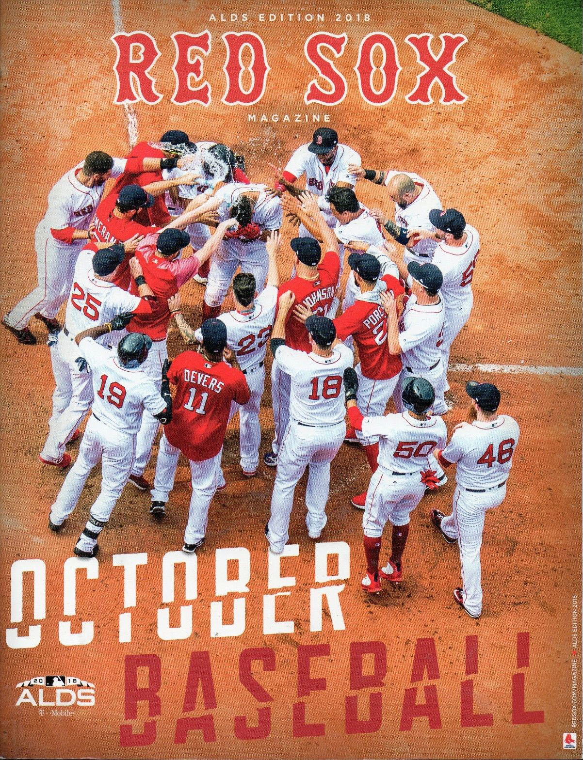 2018 Boston Red Sox ALDS program