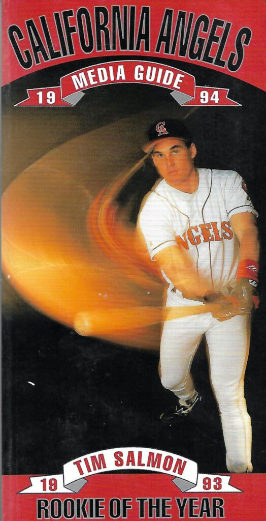 1994 California Angels media guide