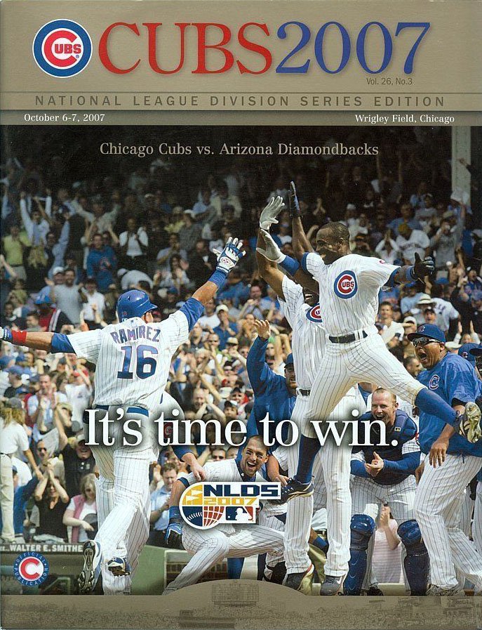 2007 Chicago Cubs NLDS program