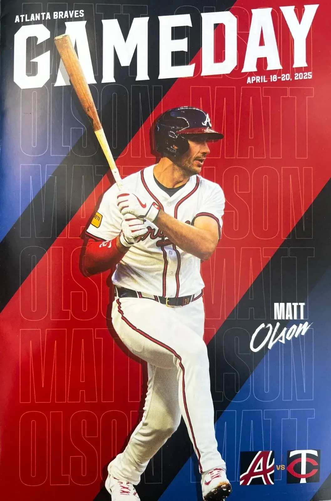 2025 Atlanta Braves program