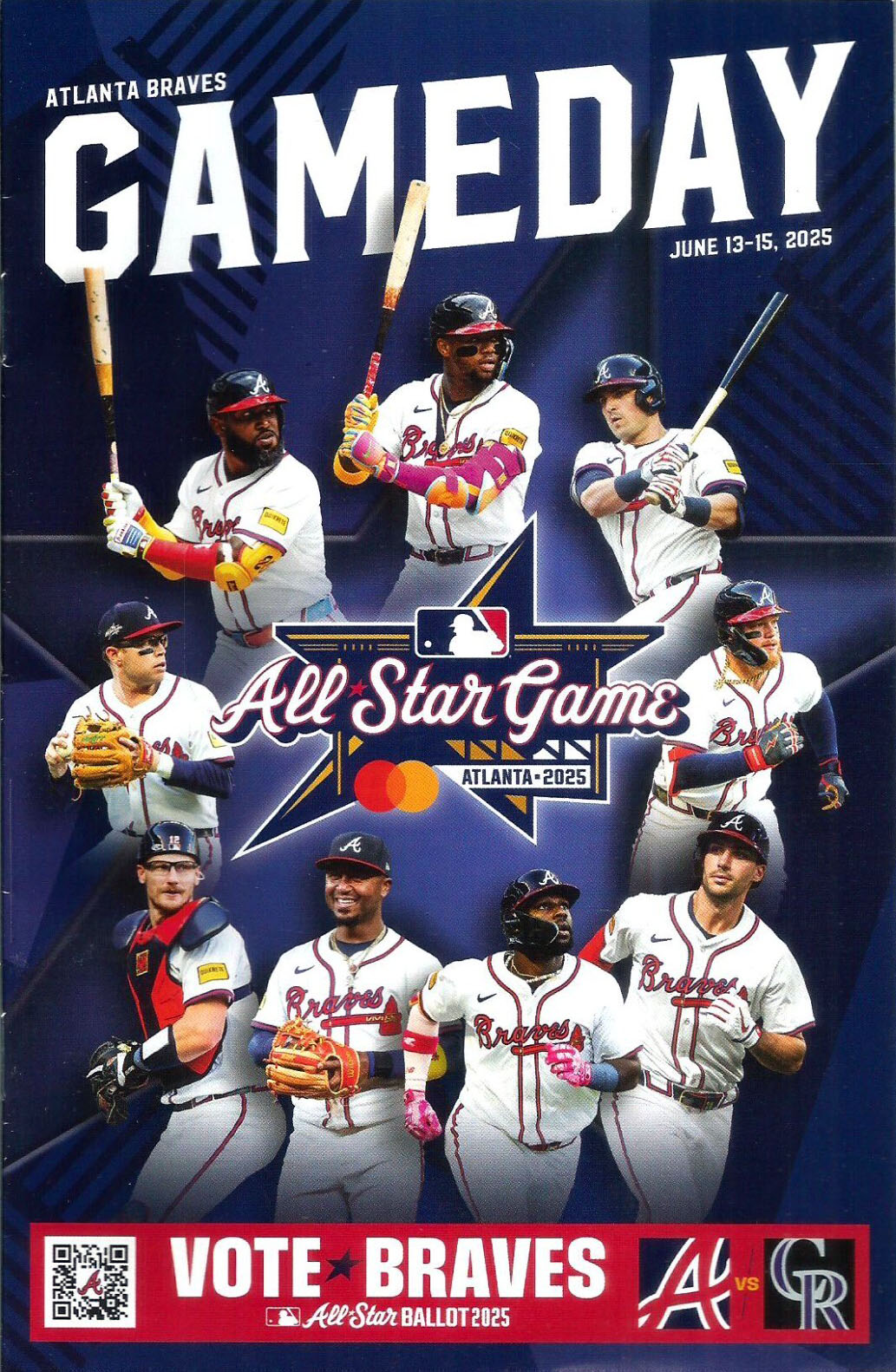 2025 Atlanta Braves program