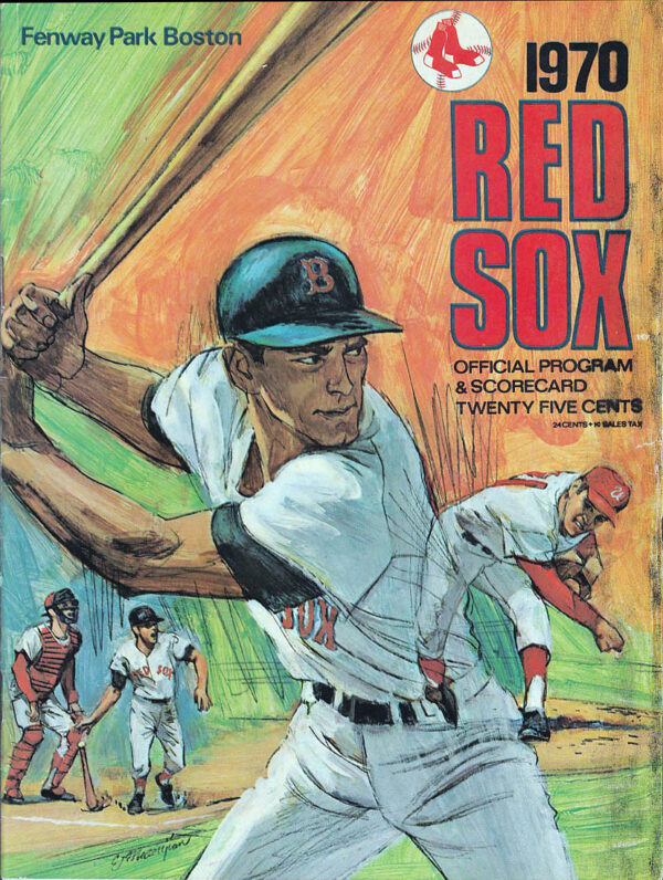 1970 Boston Red Sox program