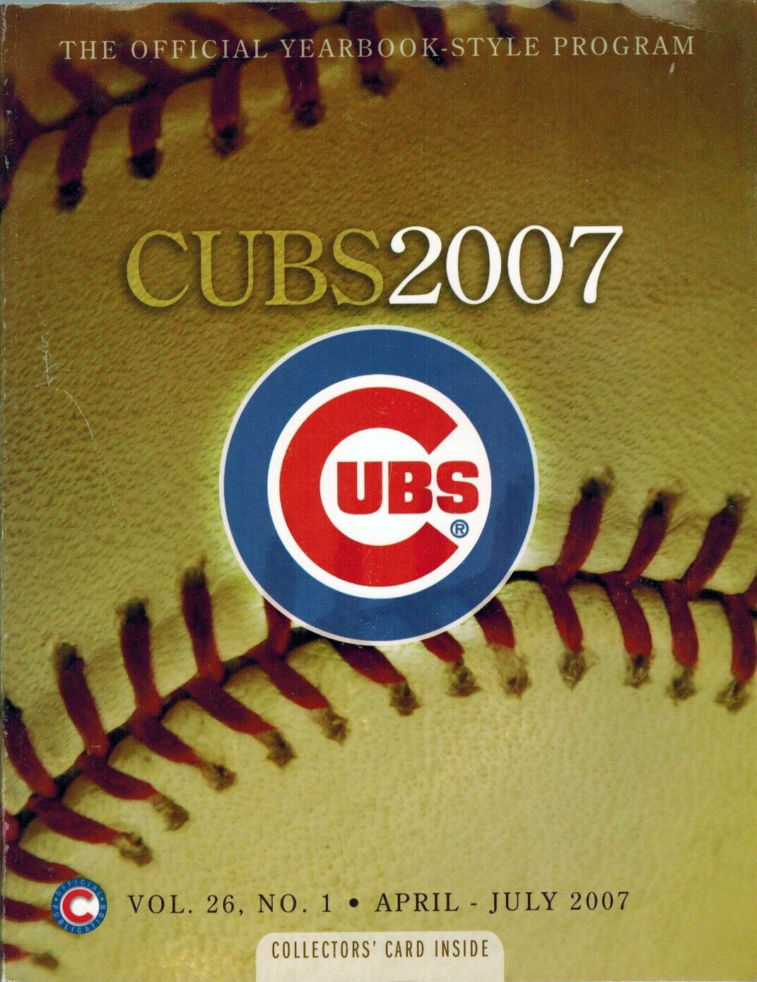 2007 Chicago Cubs program