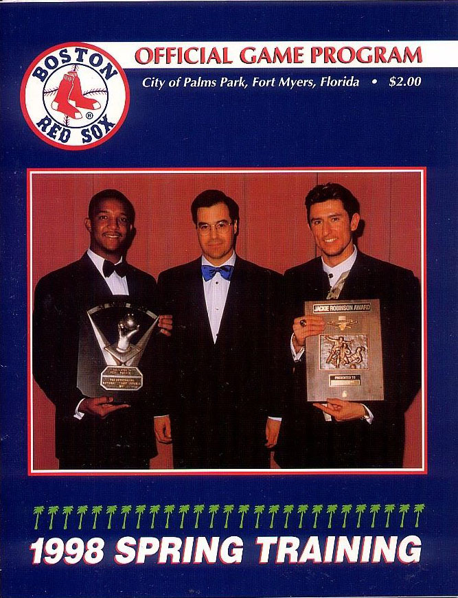 1998 Boston Red Sox spring training program
