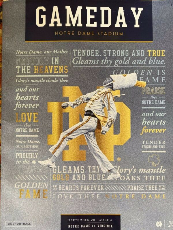 Notre Dame Fighting Irish vs. Virginia Cavaliers (September 28, 2019)