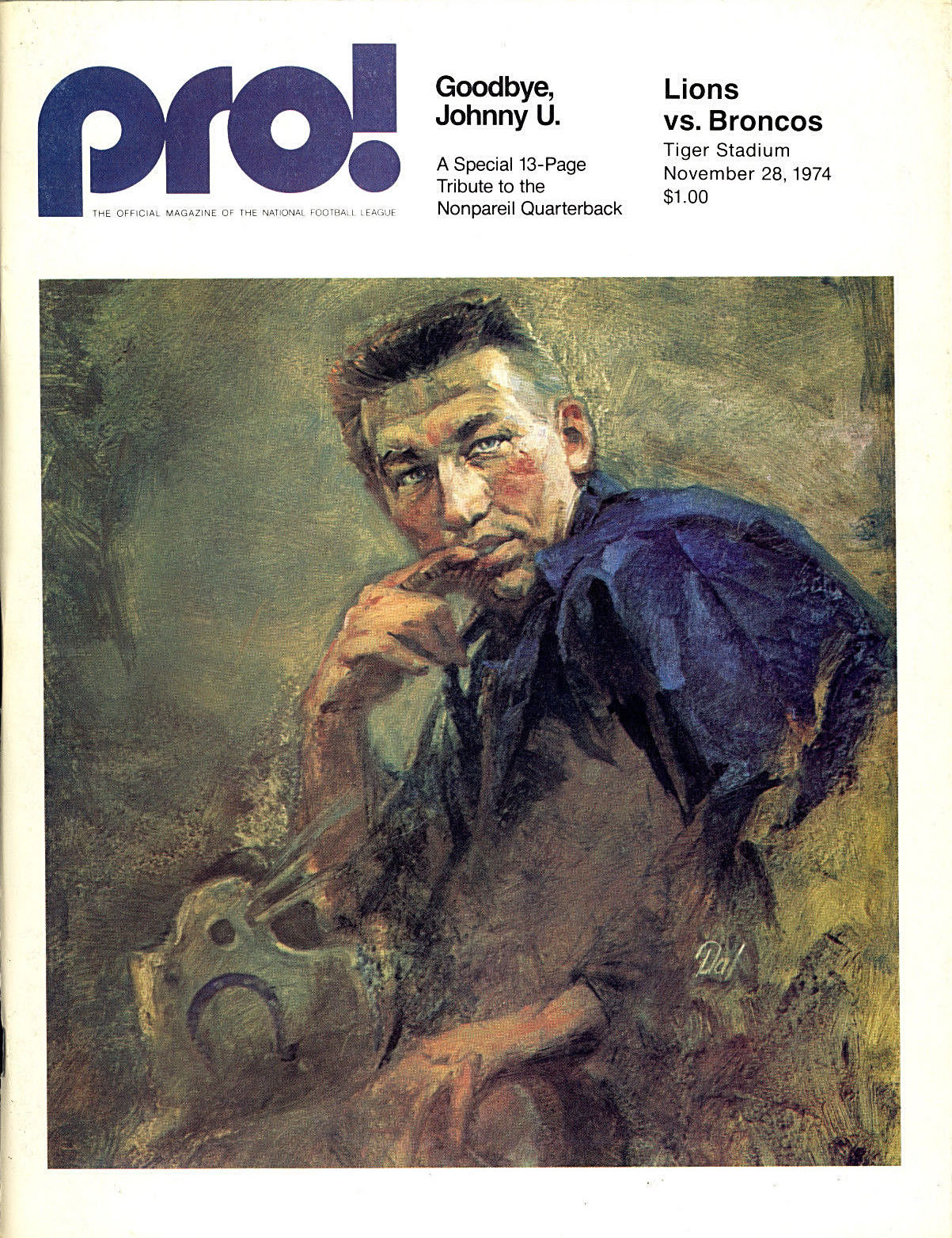 Detroit Lions vs. Denver Broncos (November 28, 1974)