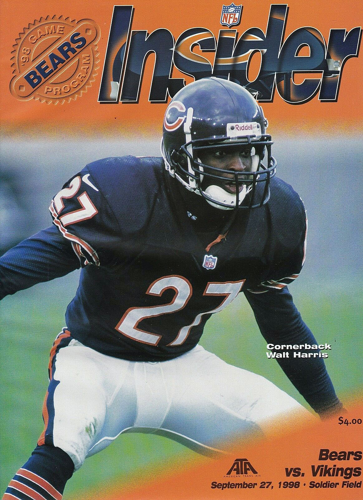 Chicago Bears vs. Minnesota Vikings (September 27, 1998)