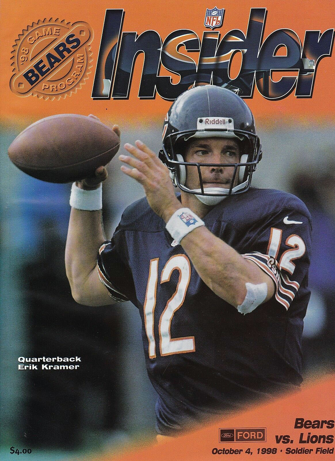 Chicago Bears vs. Detroit Lions (October 4, 1998)
