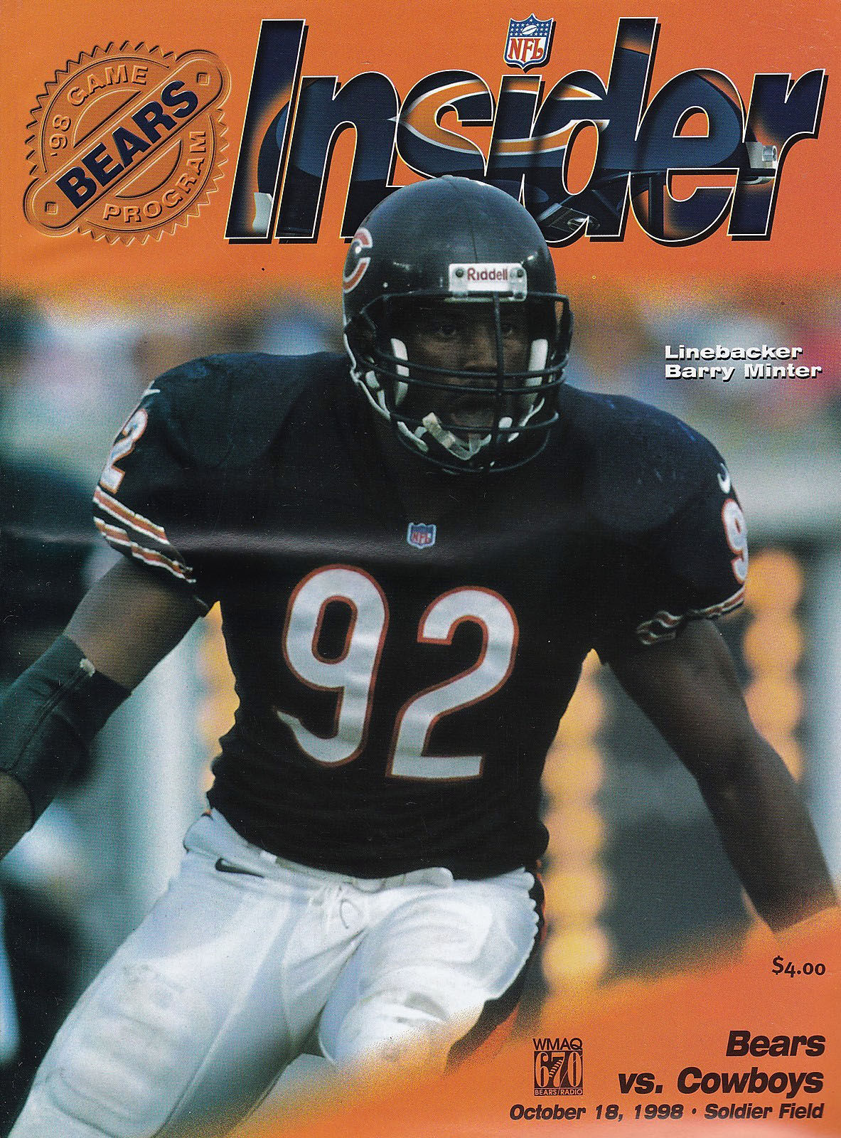 Chicago Bears vs. Dallas Cowboys (October 18, 1998)