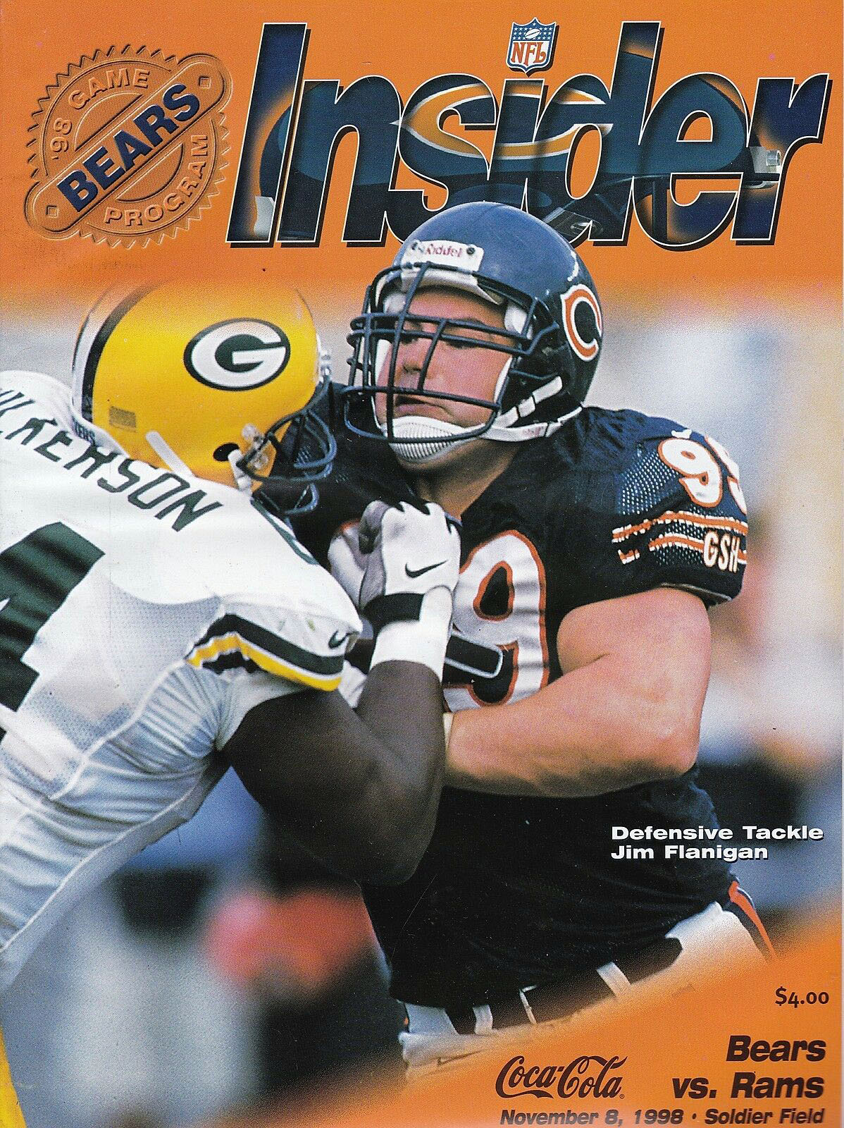 Chicago Bears vs. St. Louis Rams (November 8, 1998)