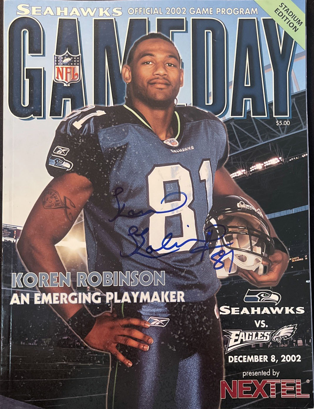 Seattle Seahawks vs. Philadelphia Eagles (December 8, 2002)