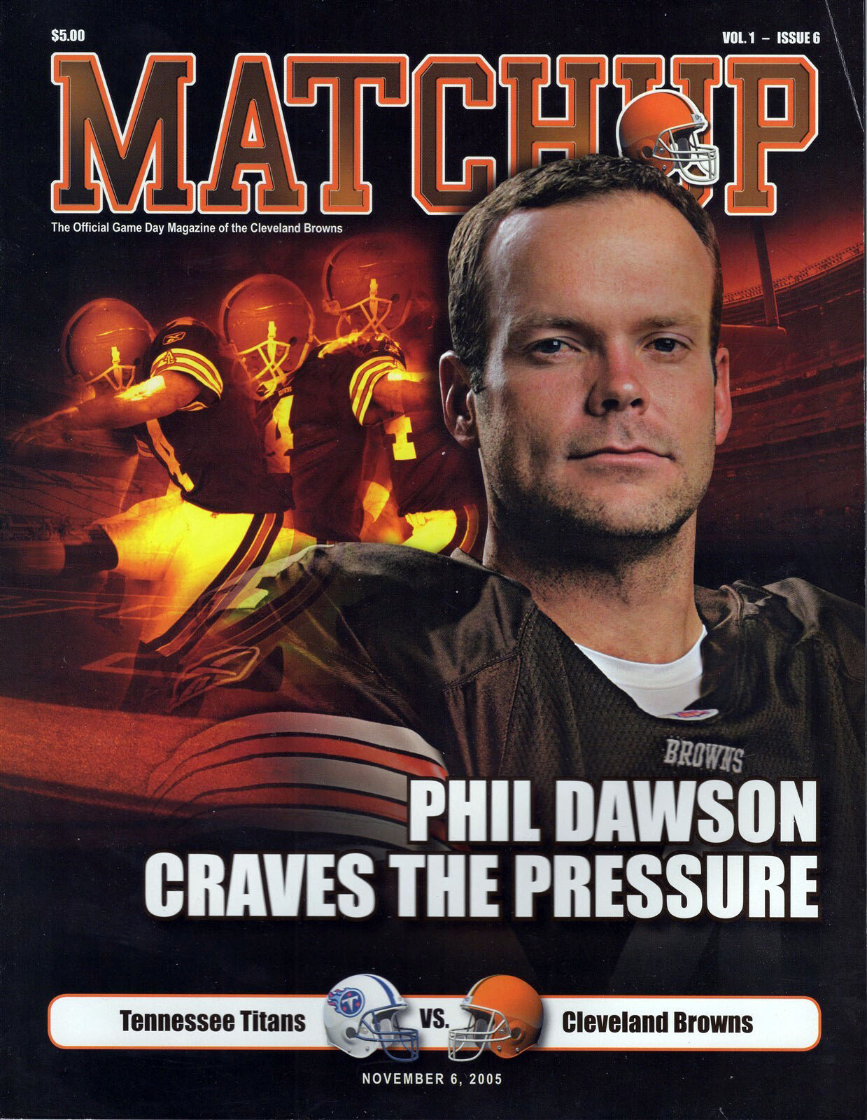 Cleveland Browns vs. Tennessee Titans (November 6, 2005)