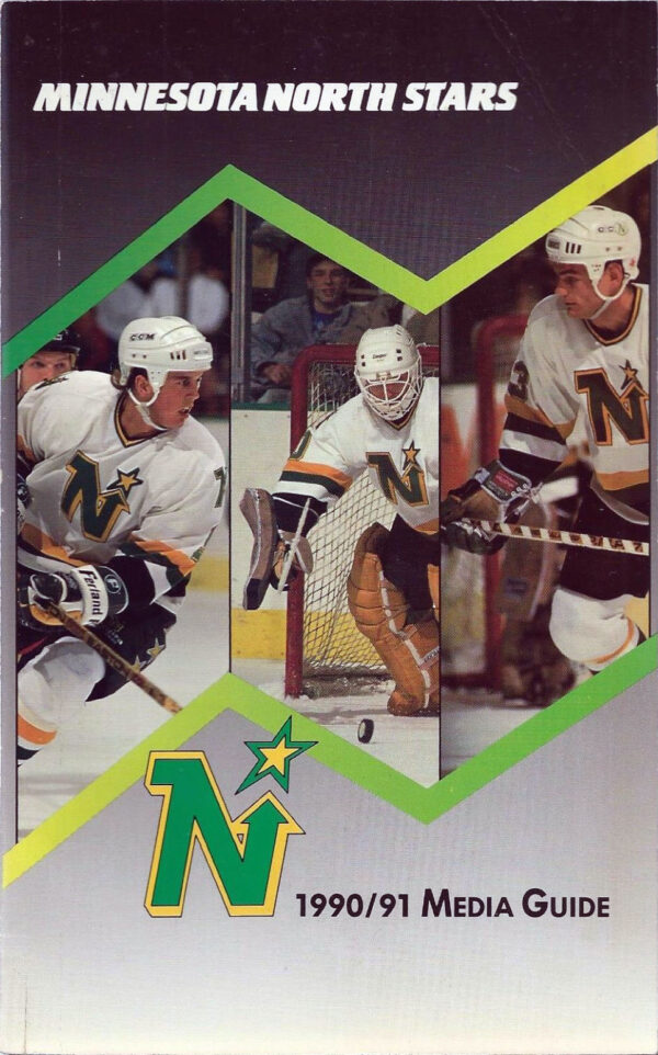 1990-91 Minnesota North Stars media guide