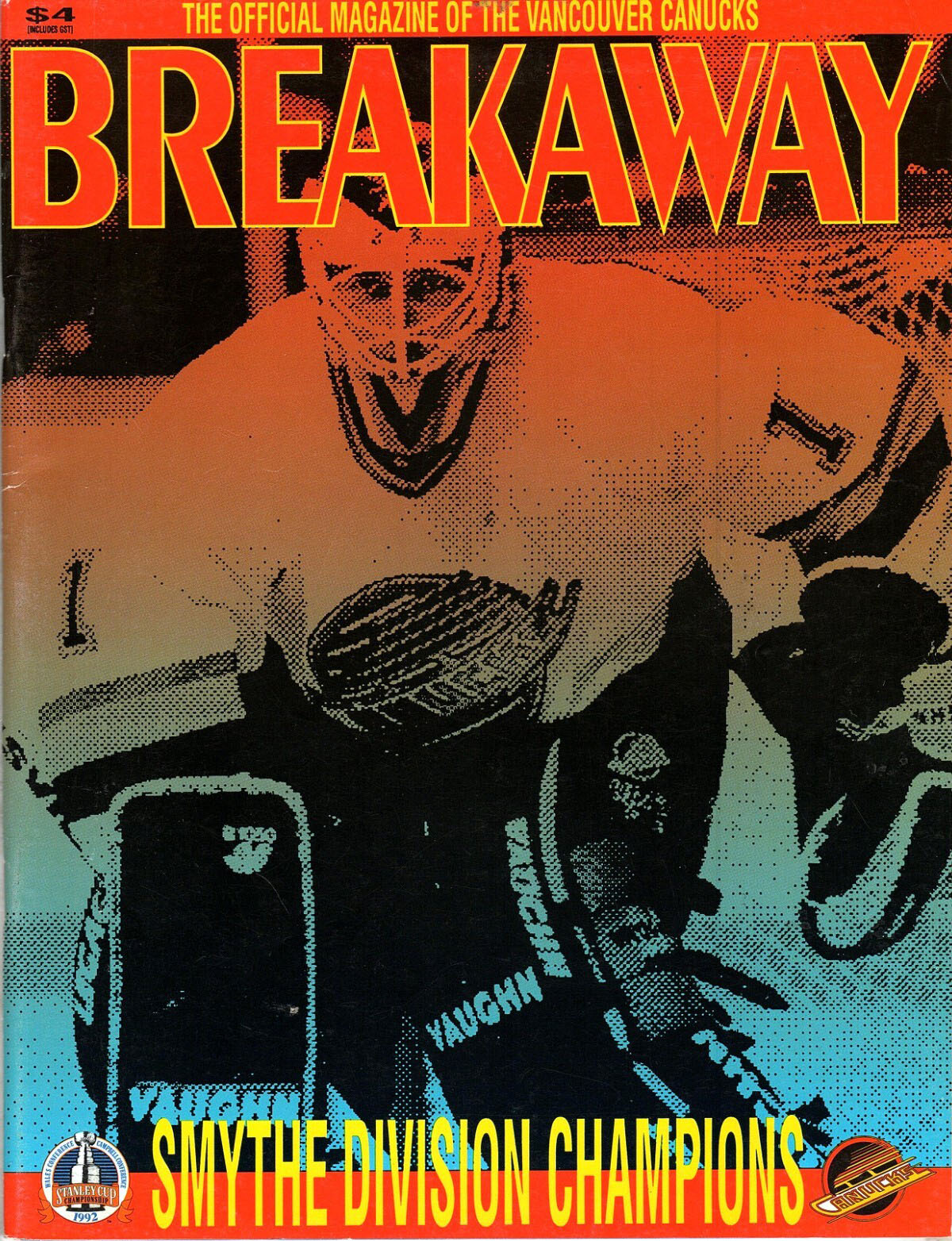 1991-92 Vancouver Canucks program