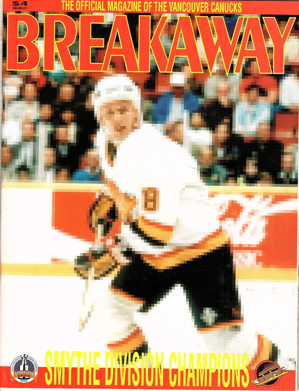 1991-92 Vancouver Canucks program