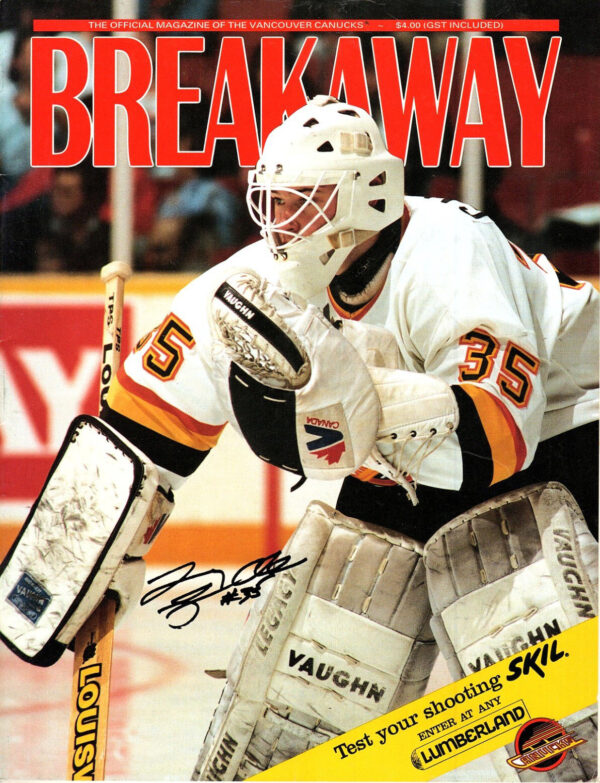 1991-92 Vancouver Canucks program