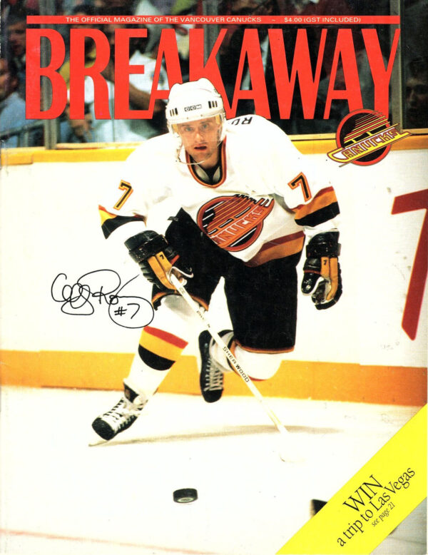 1991-92 Vancouver Canucks program