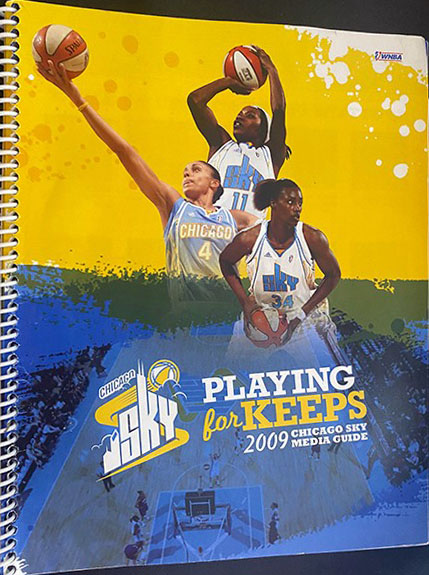 2009 Chicago Sky media guide