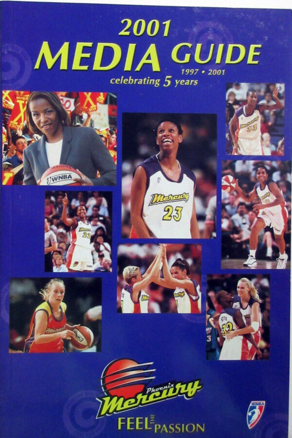 2001 Phoenix Mercury media guide