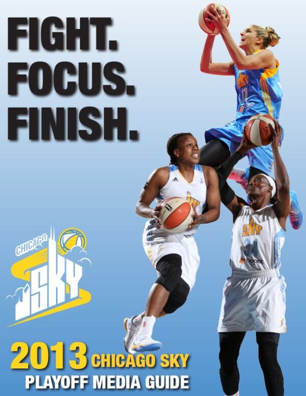 2013 Chicago Sky playoff media guide